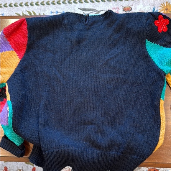 80’s beaded sweater with shoulder pads - Picture 7 of 7